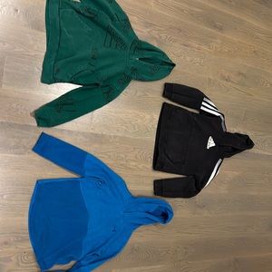 3 Hoodies